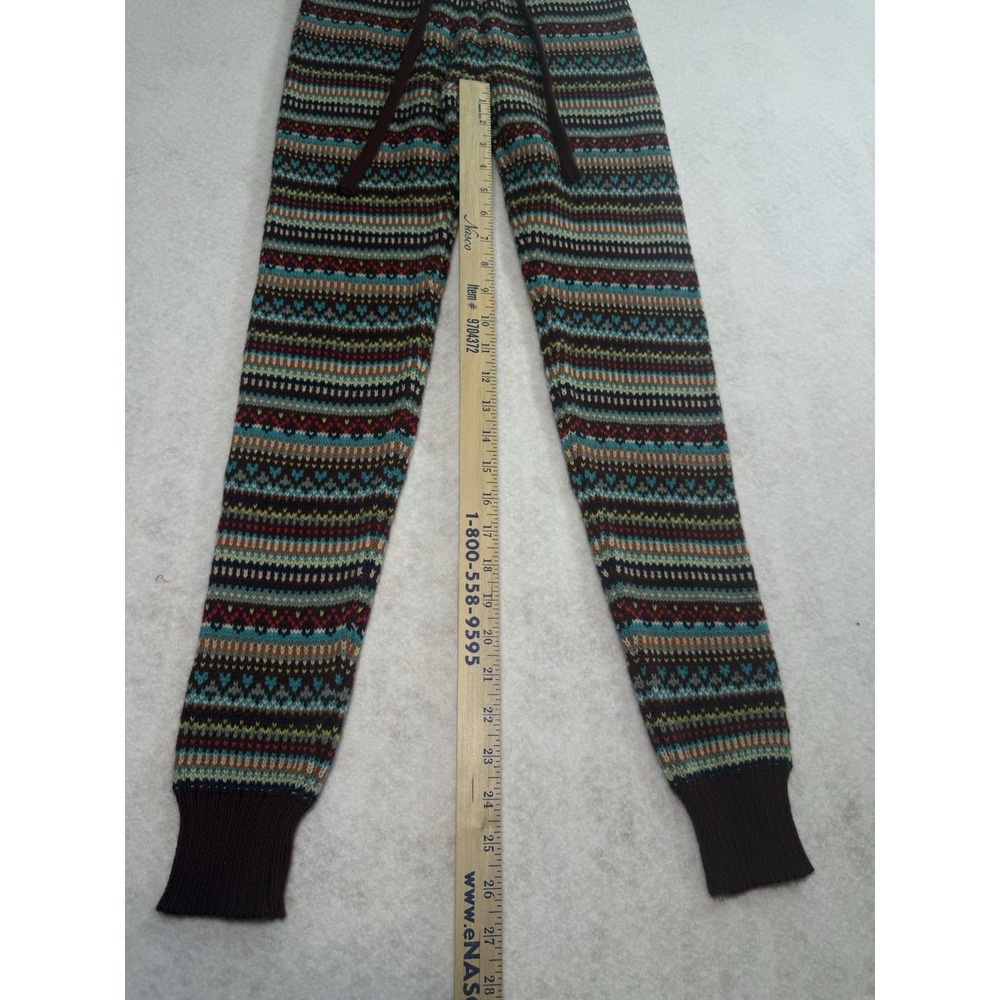 NWT Sugar & Bruno Chalet We Dance Youth Leggings YOS Fair Isle Knit Acrylic $70 - Picture 5 of 6